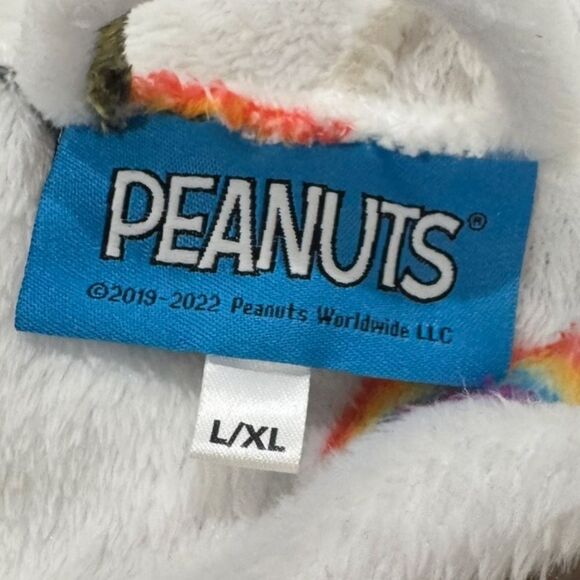 Peanuts Snoopy Rainbow Plush Bathrobe Women’s Large/XL - Picture 4 of 4